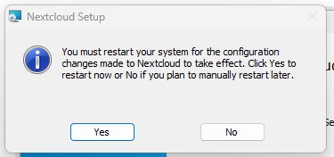 Figure 9 Configurar el reinicio de la PC.