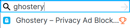 Figure 2 Extención Ghostery.
