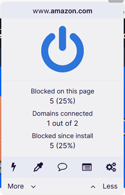 Figure 10 Activar Extensión uBlock Origin.